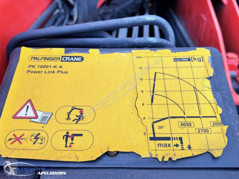 Kamion DAF 85410 6x4 Steel springs, Palfinger...