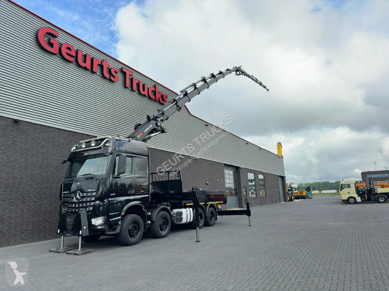 Camion Mercedes 3251 8X4 + HIAB 1058 E-8 + JIB...