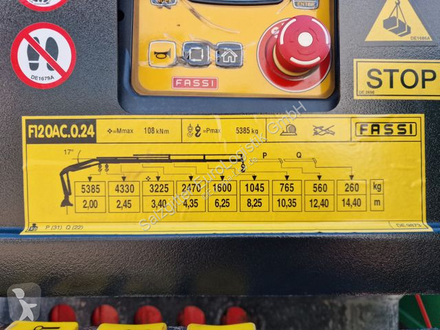 Kamion Mercedes 1824 / FASSI F120AC 024 E + ACTIVE