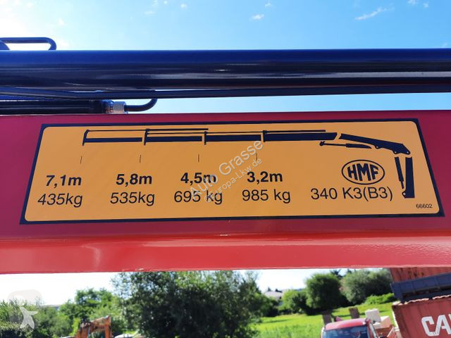 Camion Iveco 7C18 Kipper mit Kran * 4 x...