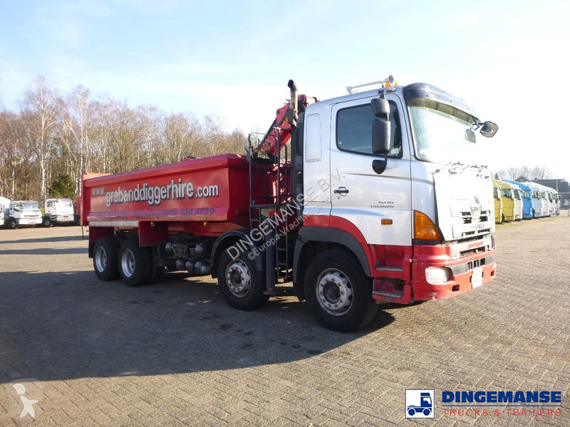 Camion Hino FY1EUKA 8x4 tipper RHD + Palfinger...
