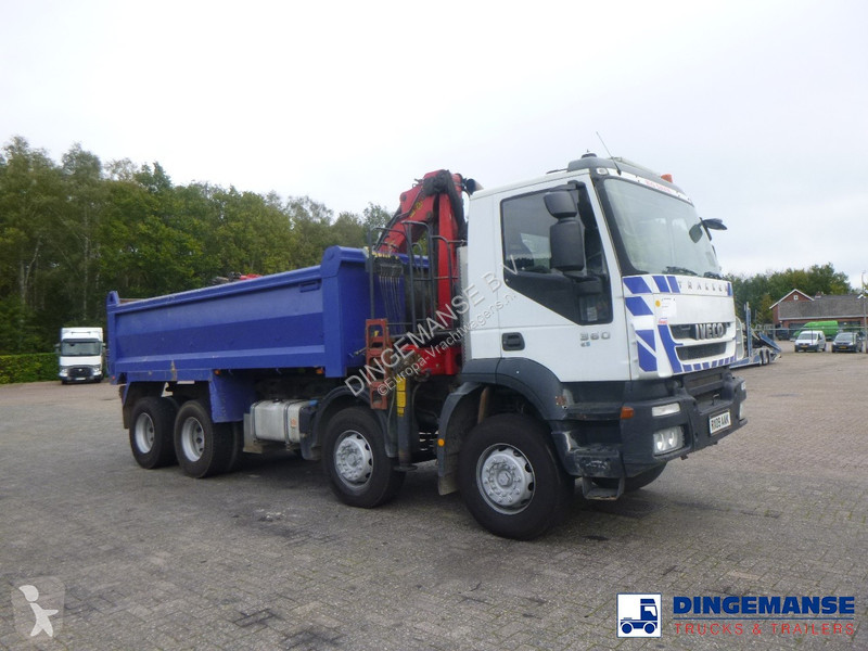 Vrachtwagen Iveco AD340T36 8x4 RHD tipper +...