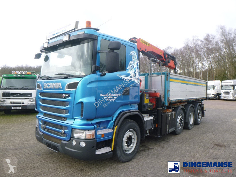 Camion Scania R 500 8X2 tipper + alfinger...