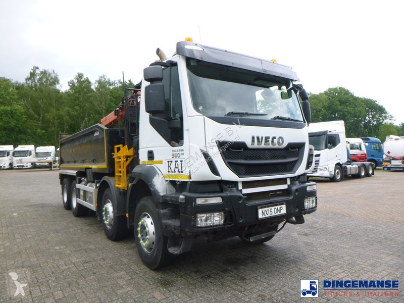 Camion Iveco 360 Euro 6 8x4 RHD tipper + Atlas...