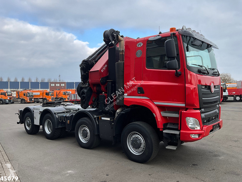 Camion Tatra T 158 8x6 Euro 6 HMF 85 Tonmeter...