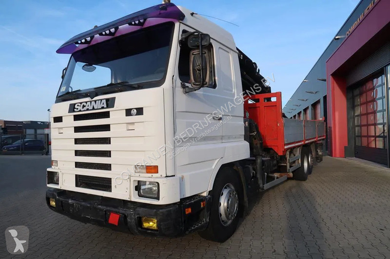 Kamion Scania R143-420 V8 Hiab 330-5 - JIB 90