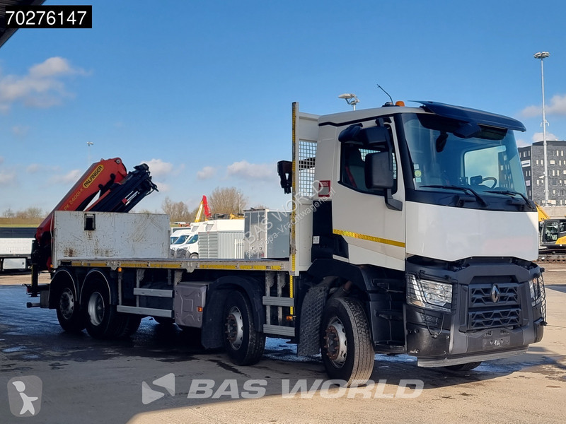 Vrachtwagen Renault C 380 8X2 Palfinger...