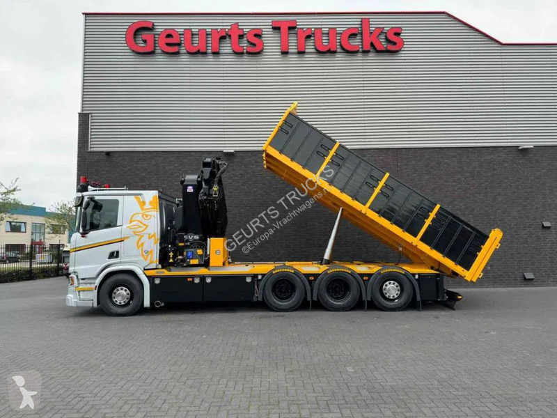 Kamion Scania R530 V8 NS 8X4 TRIDEM MET HYVA 2Z...