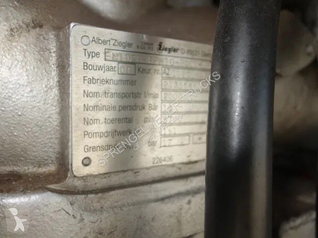 Camion Mercedes 1326 ziegler pump