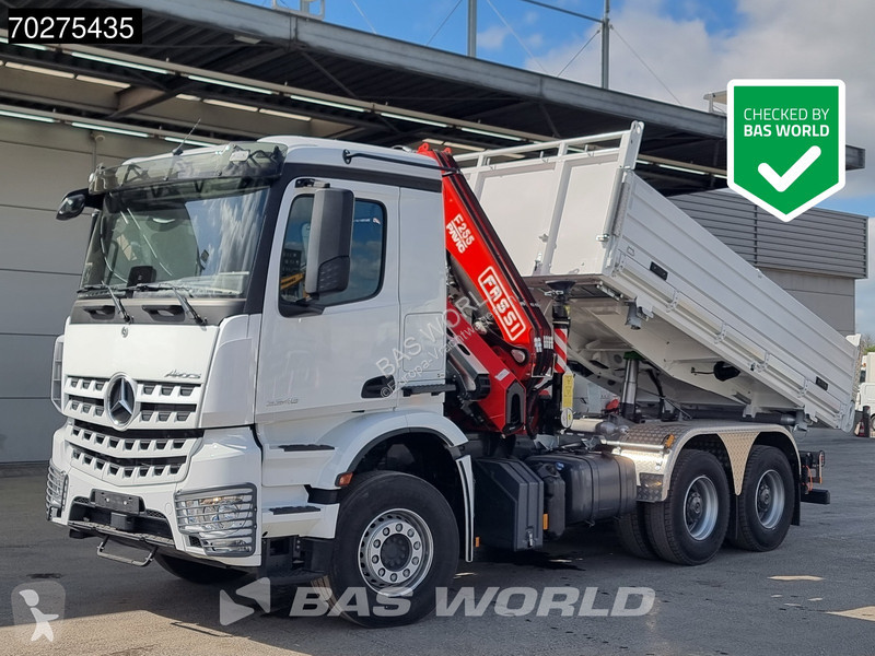 Kamion Mercedes 3348 6X4 Fassi F255A2.24 Kran...
