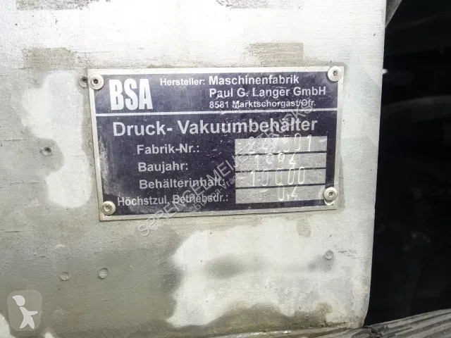 Kamion Mercedes MB 6X4 VACUUM TOILET TRUCK WITH...