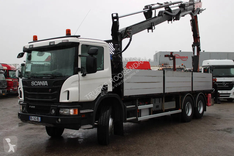Kamion Scania P410 + atlas 190 4x hydrolic +...