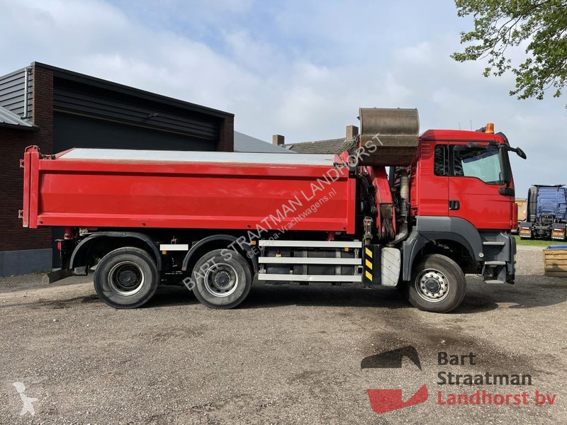 Lastbil MAN TGS  6x6 met 2 zijdige kipper en...