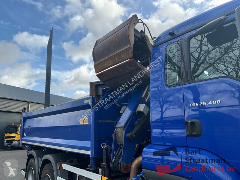 Camion MAN 26.400 6X6 BB met 2 zijden kipper en...