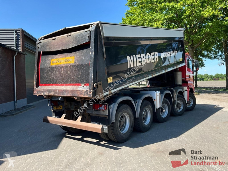 Kamion MAN 10x8 Euro 6 kipper met kleppen