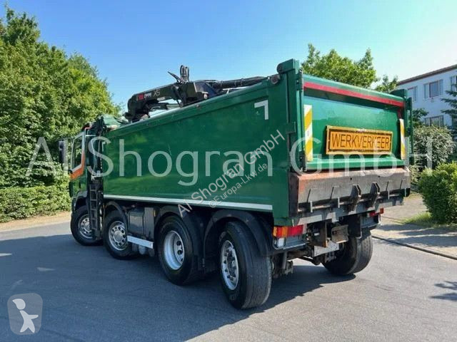 Camion DAF 85480 8X2 Kipper+Kran Hiab 144E-3 PRO