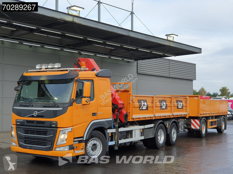 Kamion Volvo 420 6X2 Combi HMF 2120 K 4 Crane...