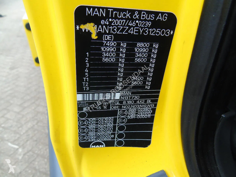 Camion MAN 8.180 + winch + MANUAL + EURO 5 +...