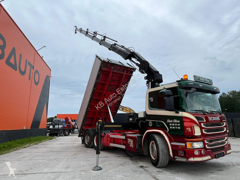 Camion Scania P 410 6x2*4 HIAB 211EP-5 / BOX...