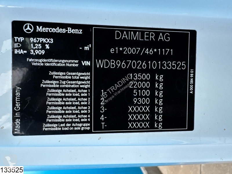 Kamion Mercedes 1321 EURO 6, Dhollandia