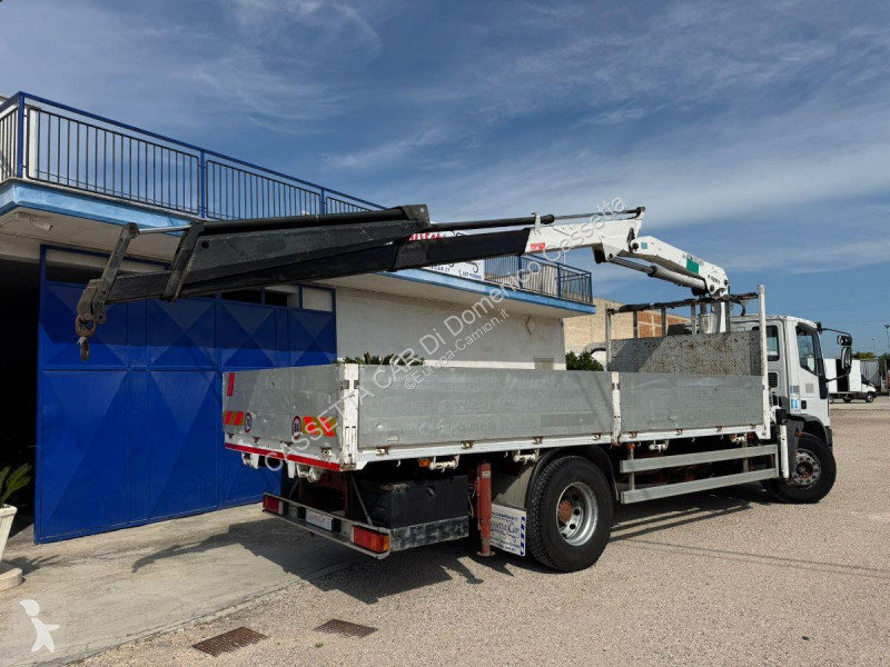 Kamion Iveco EUROCARGO 170E27 CASSONE FISSO+GRU...