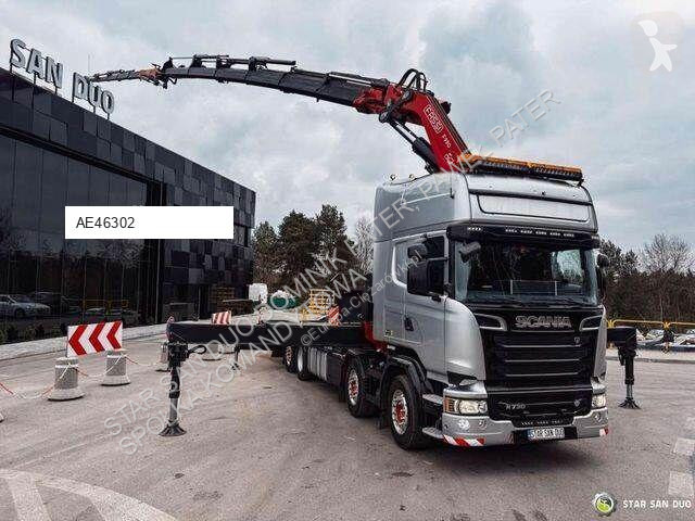 Camion Scania R730 8x2 Fassi F990 Fly Jib 30m...