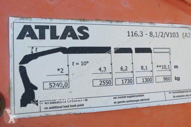 Camion Mercedes 1829 K Atlas 116.3-A2L, AHK,...