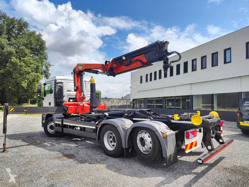Camion MAN TGS 26420 Container / Palfinger PK18002