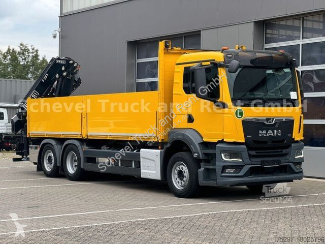 Lastbil MAN TGS 26.430 6x2-4 Pritsche mit FASSI...