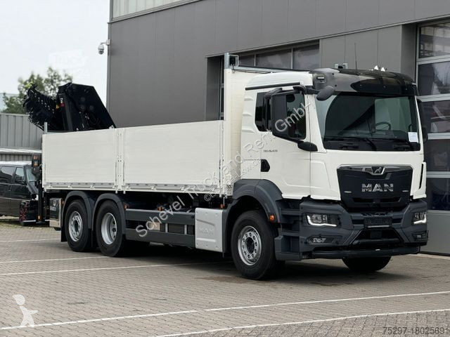 Lastbil MAN TGS 6x2-4 Pritsche HIAB 228-6 Funk ACC