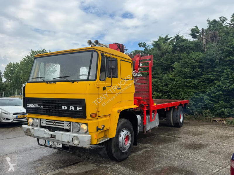 Kamion DAF 4X2 Platform + Crane Spring/Spring...