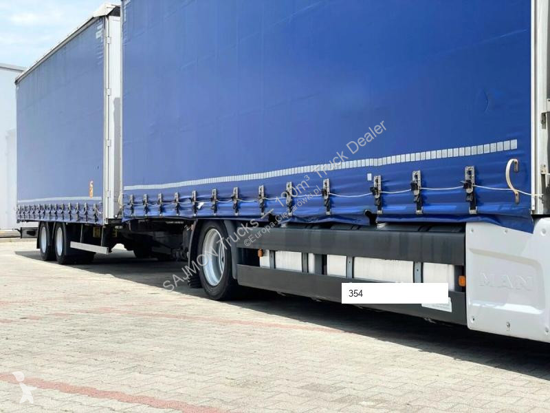 Lastbil med släp MAN TGX 18420 / PRZEJAZDOWY /...