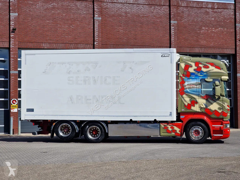 Lastbil Scania 580 V8 Topline 6x2 - Box with...