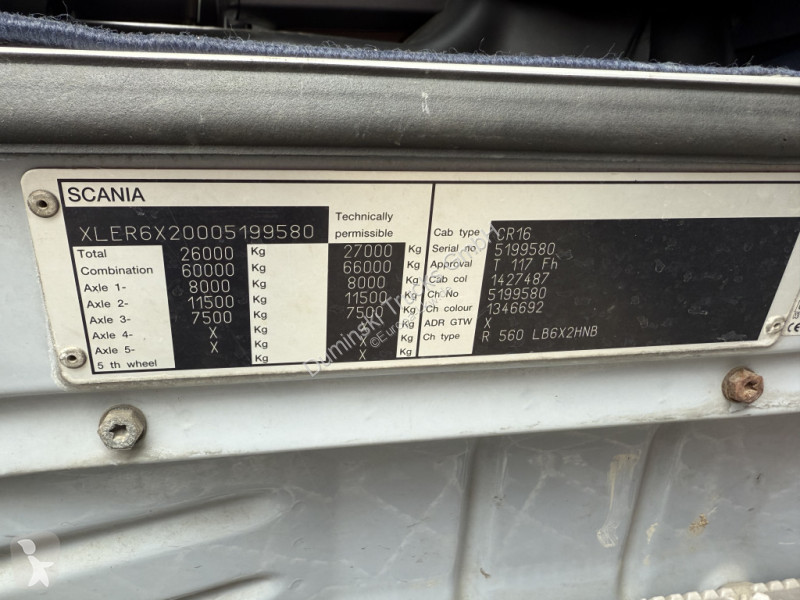 Camion Scania R560 V8 6X2 Kranvorbereitung