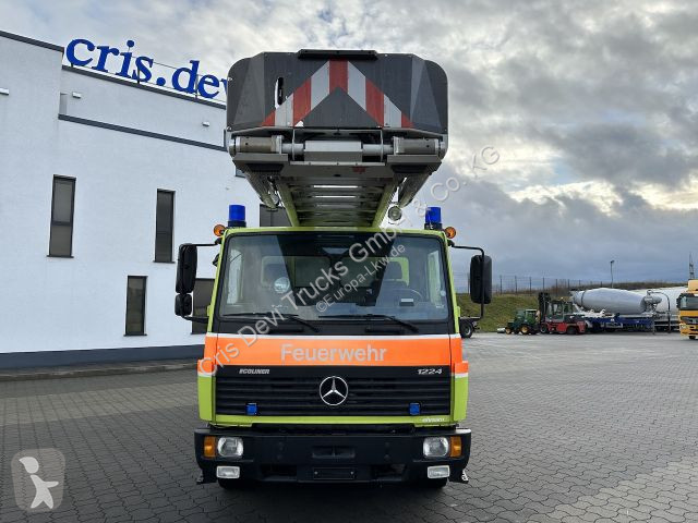 Lastbil Mercedes 1224 4x2 Dreh Leiter 25 m /...