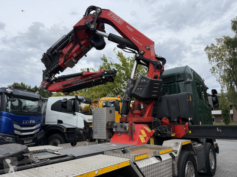 Camion Scania 8X4 Kran Fassi F660 bis 34 Meter