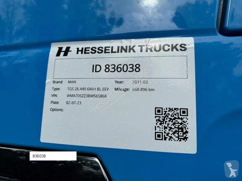 Camion MAN TGS 6X6 30T NCH Kabel/Cable Manual...