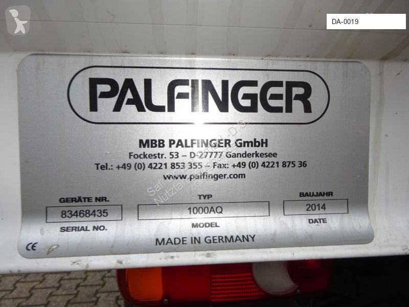 شاحنة DAF LF 220 Koffer mit Palfinger LBW 4x2