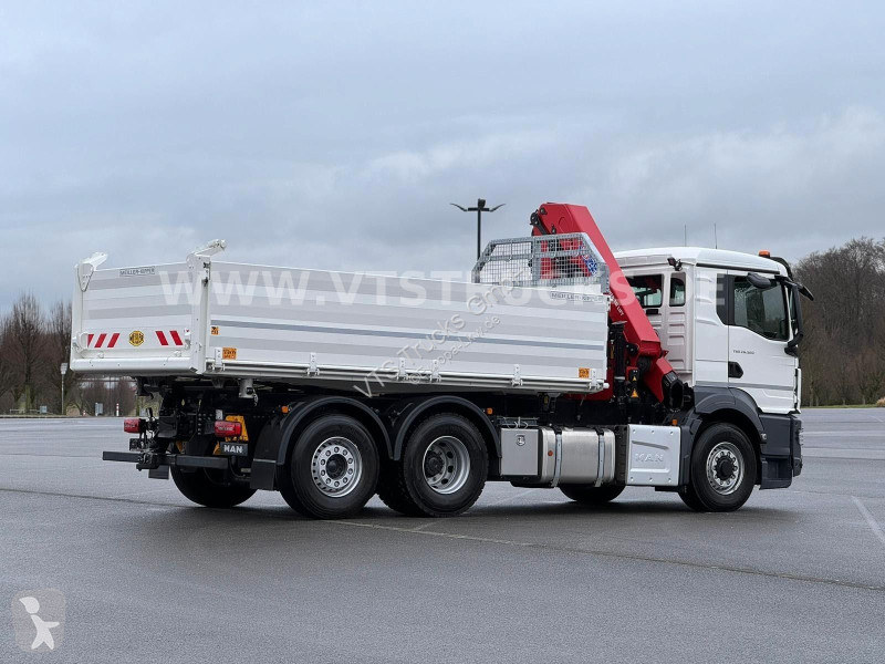 شاحنة MAN 26.520 6x4H-4 BL Meiler + HMF 2320...