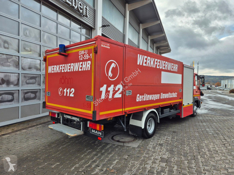 شاحنة MAN LE Feuerwehr Schmitz GW-6 Gerätewagen