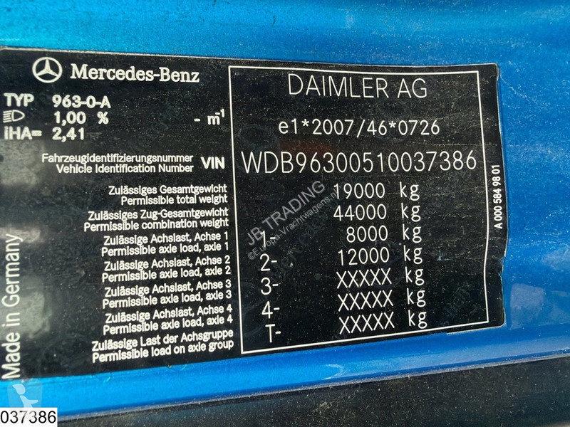 شاحنة Mercedes 2443 6x2, EURO 6