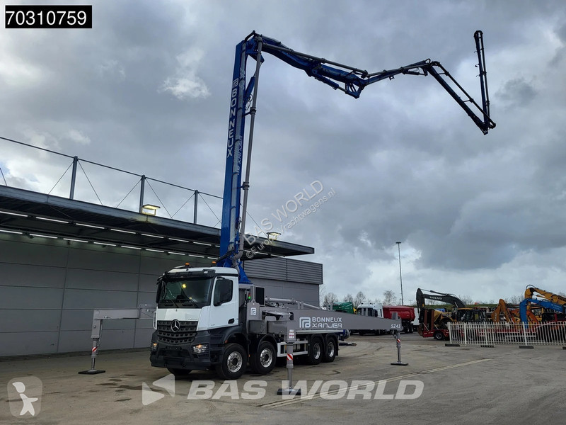 شاحنة Mercedes 4151 8X4 NEW! 43mtrs Bonneux...