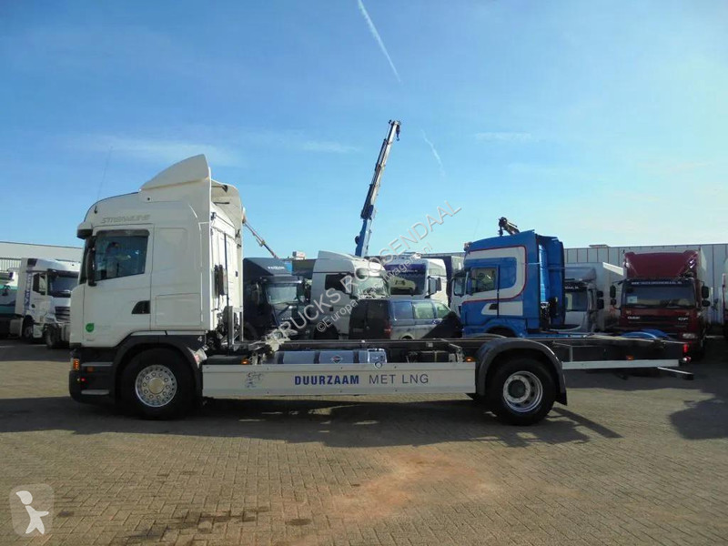 شاحنة Scania G 340 + Euro 6 + NG + Manual+BDF