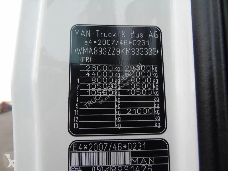 شاحنة MAN 28.470 + 20T hook + 6x2