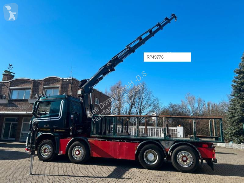 شاحنة Mercedes 3253 + HIAB 302 Kran 8x2-4 HAD...
