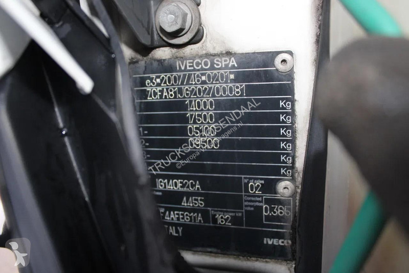 شاحنة Iveco 140e22 + EURO 6 + LOW KM + chereau
