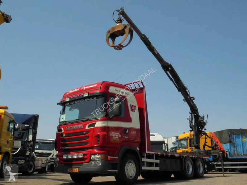 شاحنة Scania R730 V8 + Euro 5 + oglift 115Z + 6X4