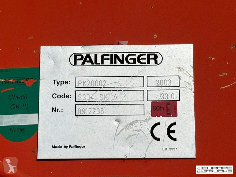 شاحنة DAF 380 Full Steel - Manual - Palfinger...