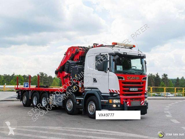 Kamión Scania R520 10x4 FASSI F2150RAL.2.28...