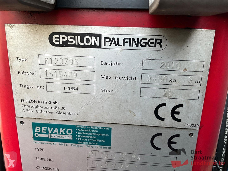 Lastbil MAN TGS 35400 8X4-4 BL EEV met 20t VDL...